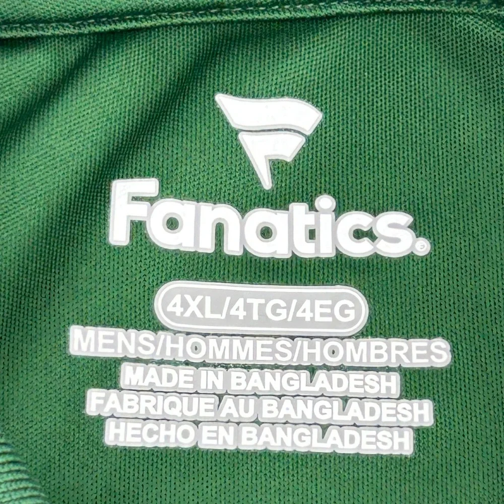 Fanatics New York Jets NFL Polo Shirt Men's 4XL Green‎ Short Sleeve
